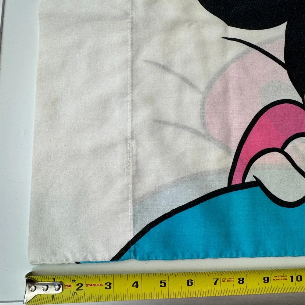 Vintage Disney Minnie Mouse Pillowcase Cartoon Character Pillow Case Single‎